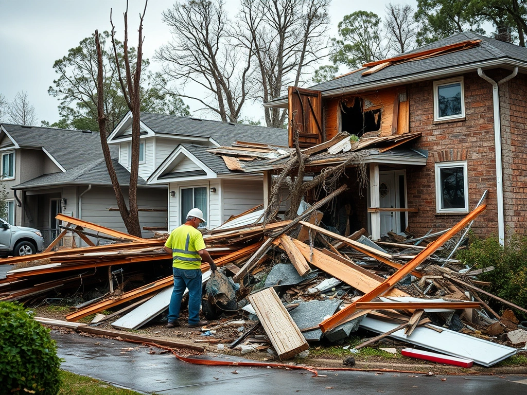 Storm Natural Disaster Damage
