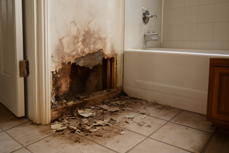 Bathroom Water Damage Restoration