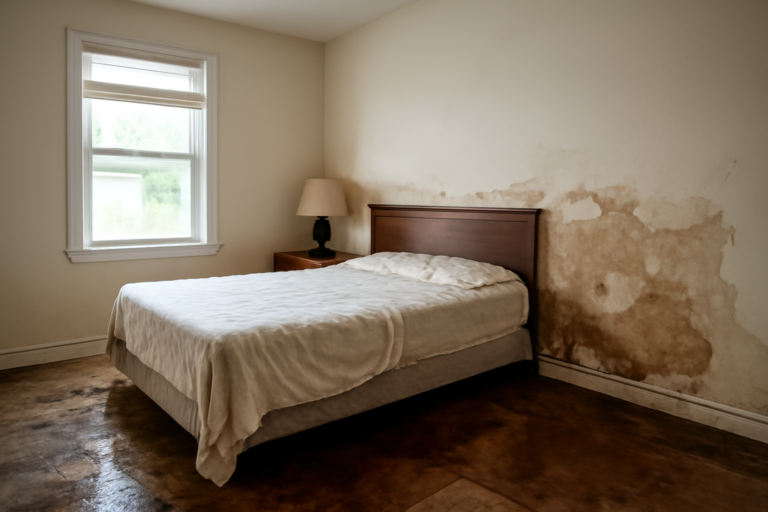 Bedroom Water Removal
