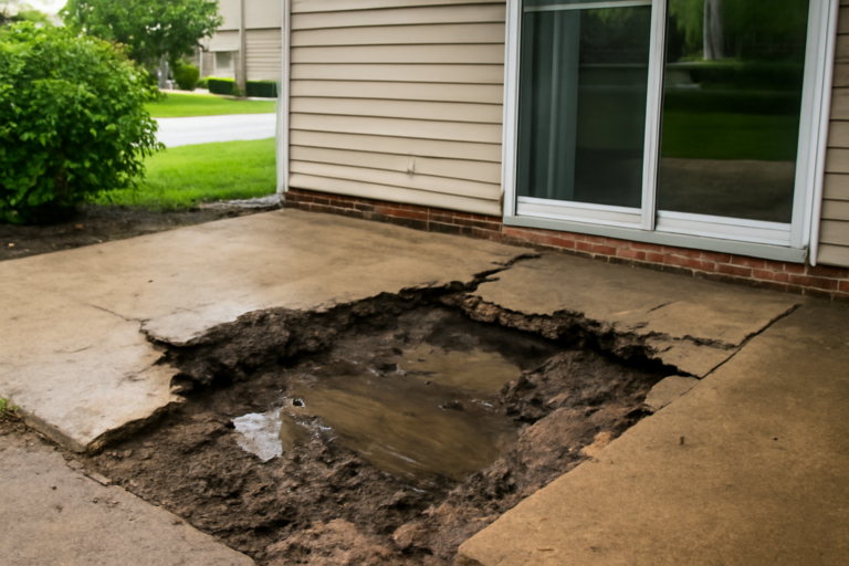 Concrete Slab Water Extraction