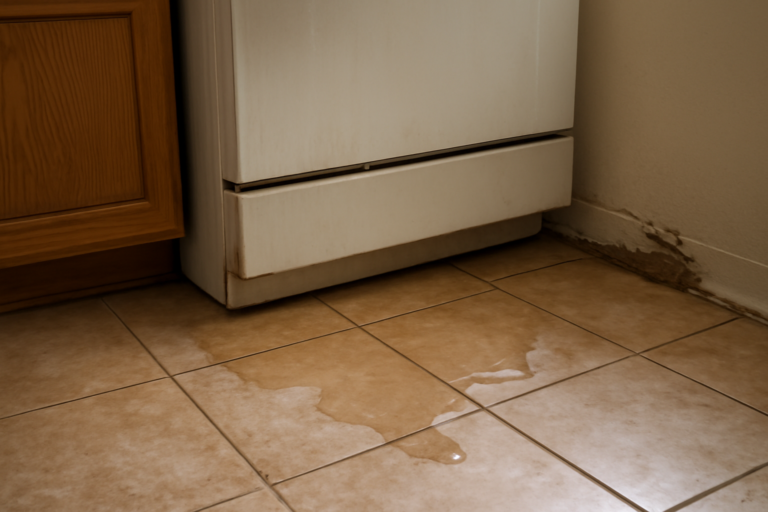 Dishwasher Leak Water Removal