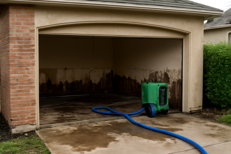 Garage Water Damage Cleanup