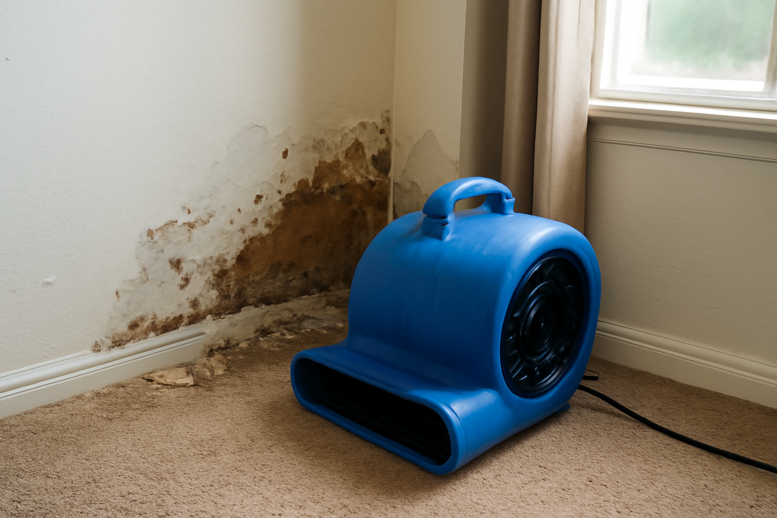 High-Velocity Air Mover Drying in Zia Pueblo, NM