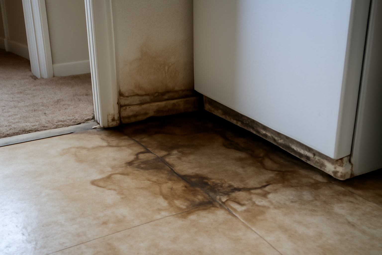 Ice Maker Line Leak Water Removal in Zia Pueblo, NM