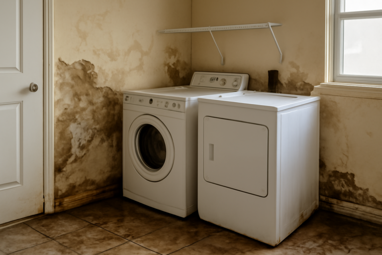 Laundry Room Water Damage Restoration