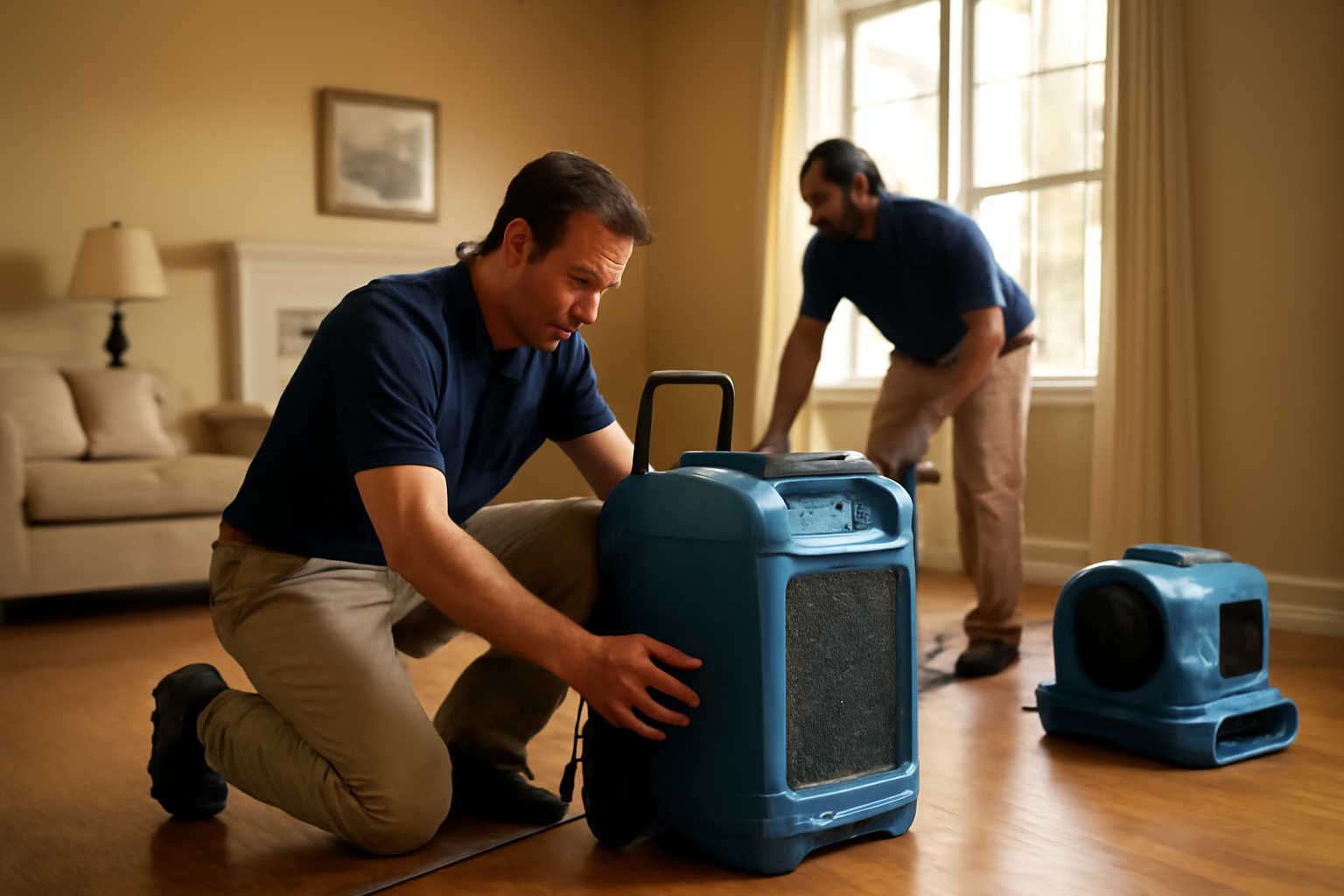Water damage restoration service