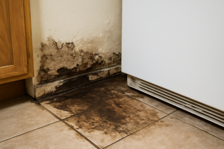 Refrigerator Water Line Leak Removal