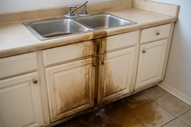 Sink Overflow Water Removal