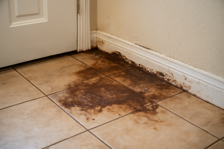 Tile Floor Water Damage Restoration