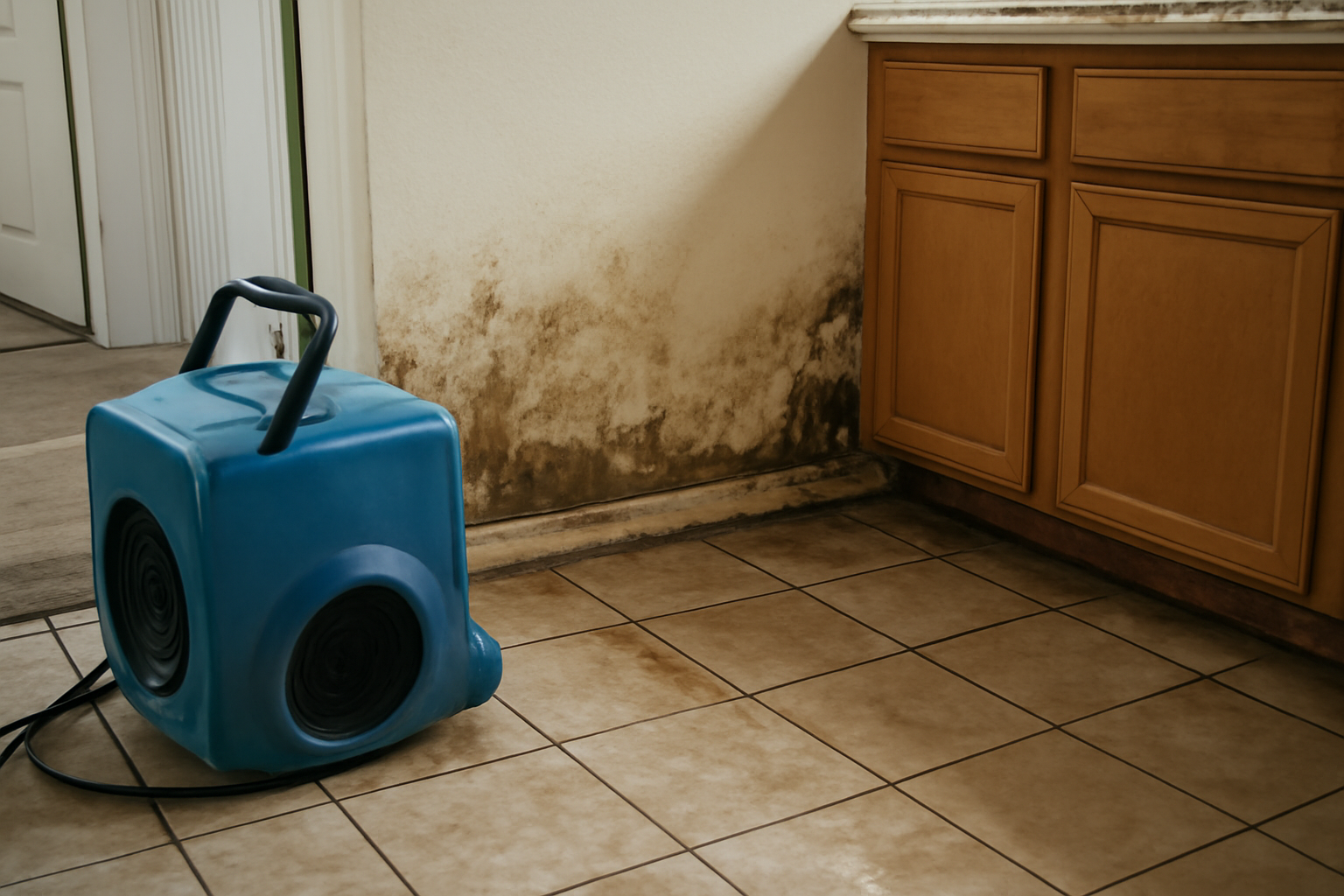 Tile Floor Water Extraction in Zia Pueblo, NM