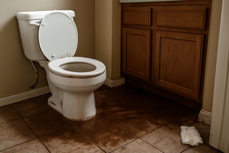 Toilet Overflow Water Removal