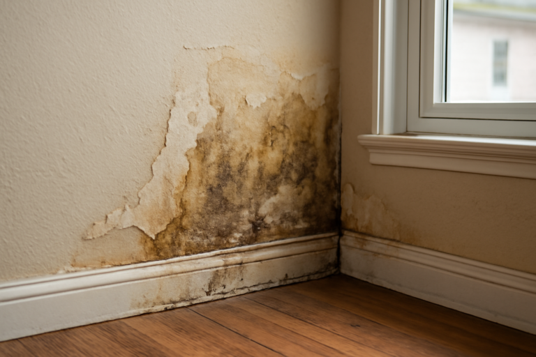 Wall Water Damage Repair