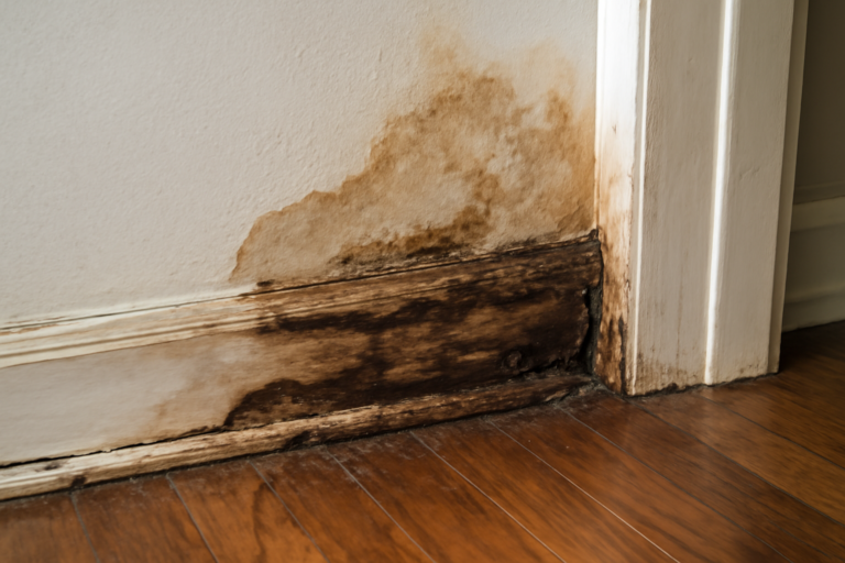 Wood Trim Water Damage Restoration